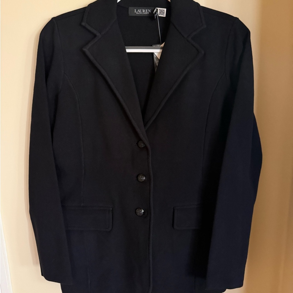Ralph Lauren Women's Black Blazer - Medium